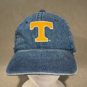 Tennessee Volunteers Hat YoungAn Blue Denim Strapback NCAA Vols Orange T Cap